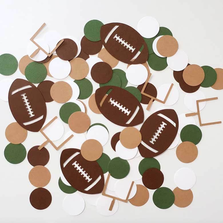 football confetti