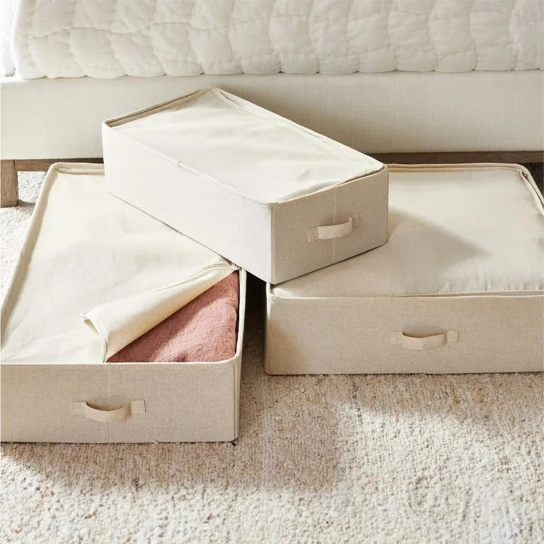 Linen Underbed Basket Drew Jonathan
