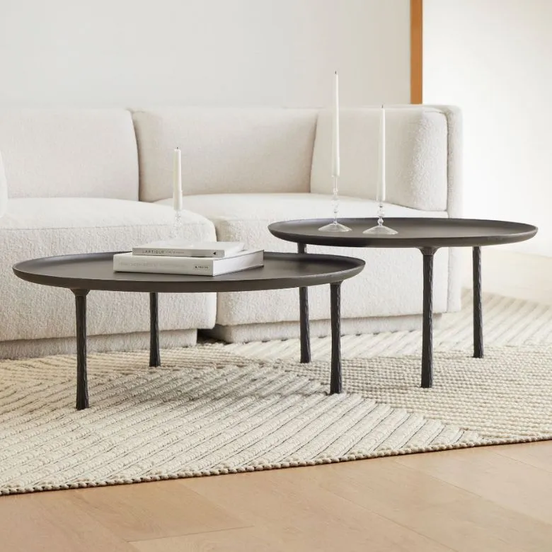 sintra round nesting coffee table