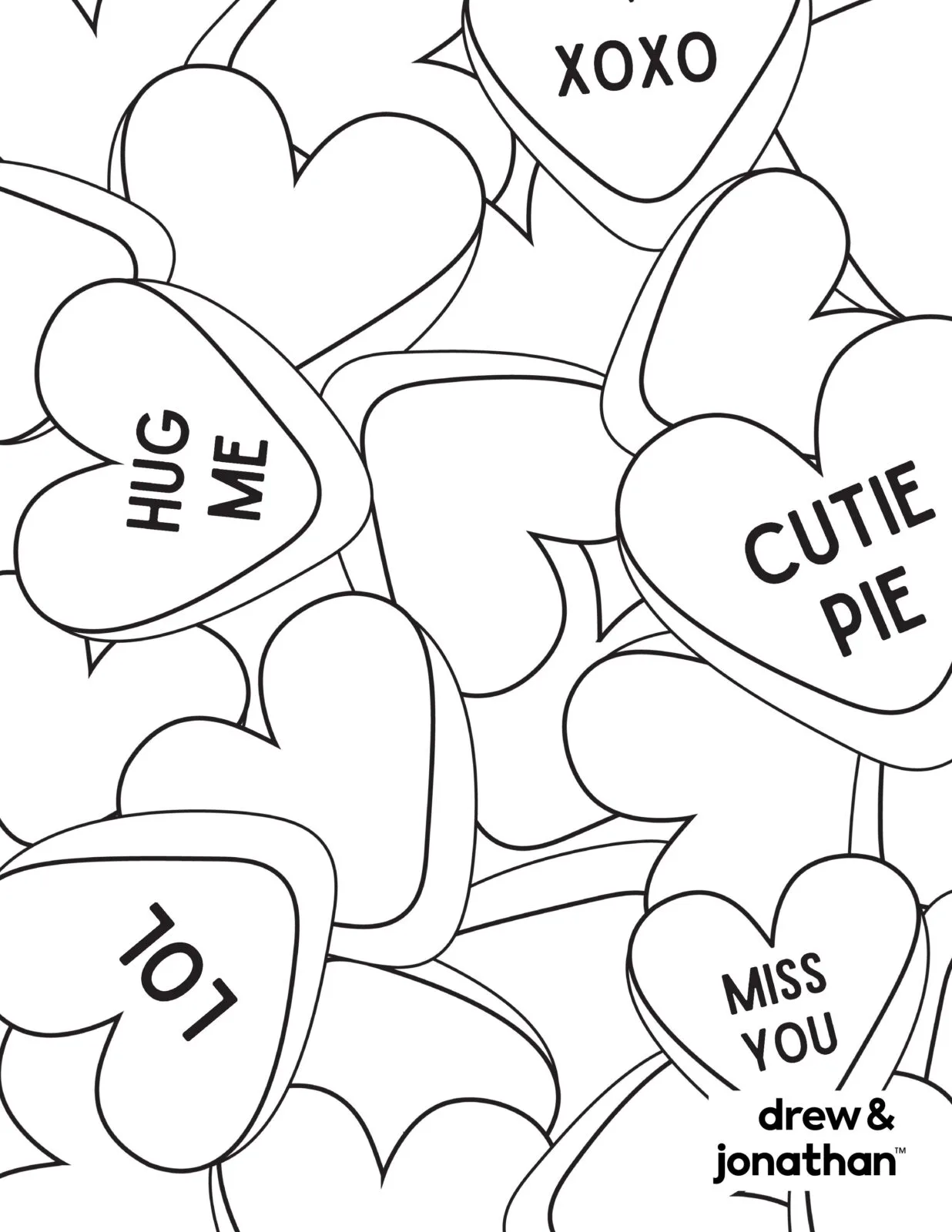 valentines day coloring pages