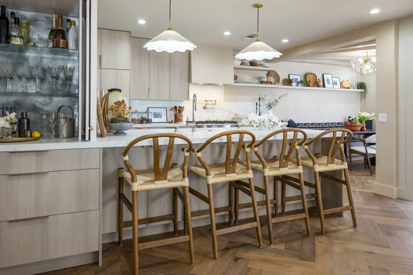 kitchen island after