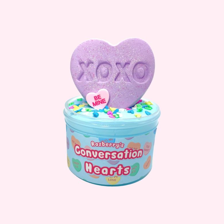 valentine's day themed slime