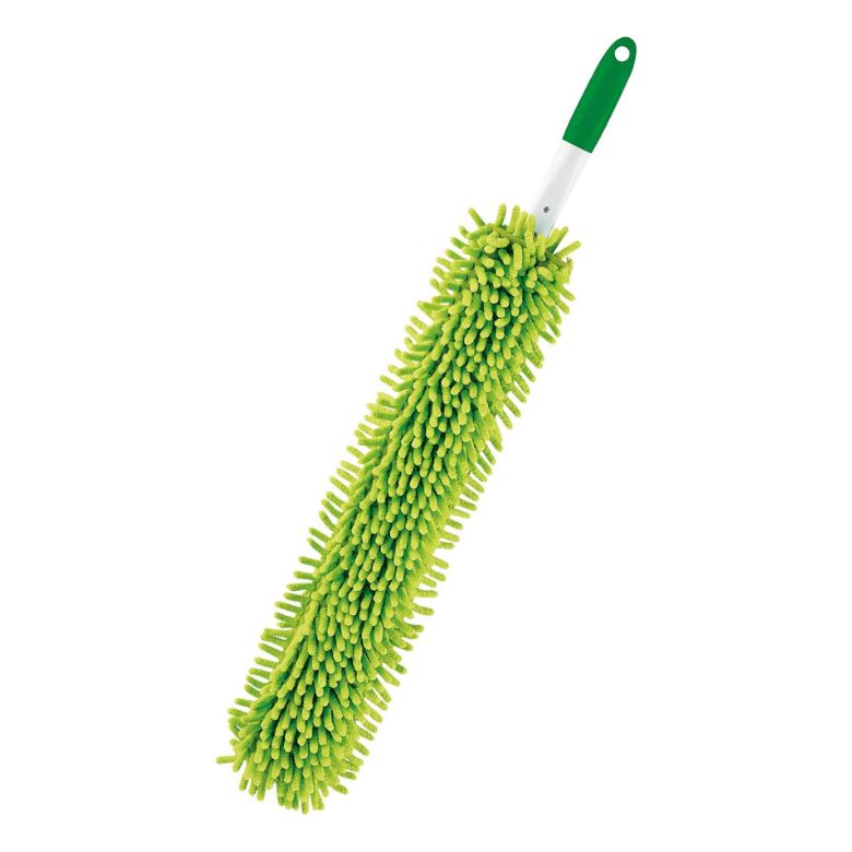green mircrofiber duster wand