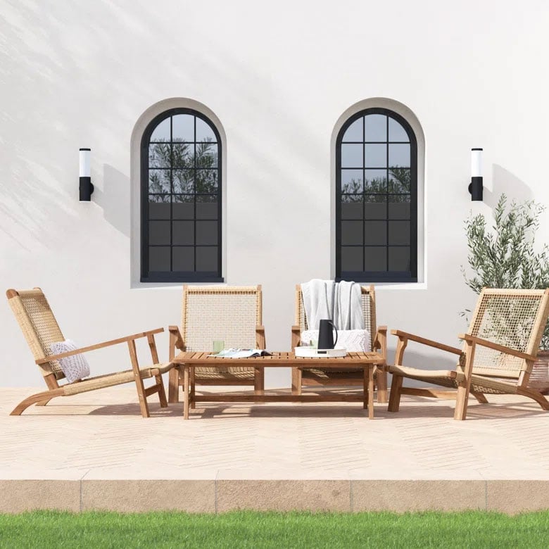 chair seating set outdoors