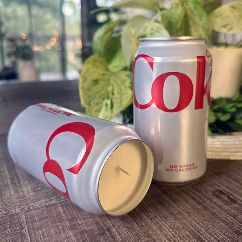 diet coke candle