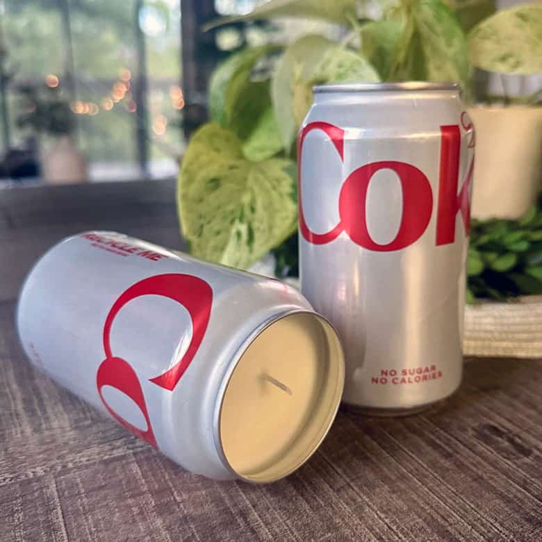 diet coke candle