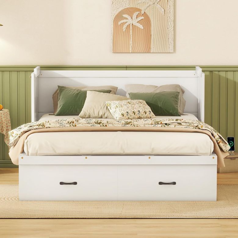 Harper & Bright Designs Queen Size Murphy Bed