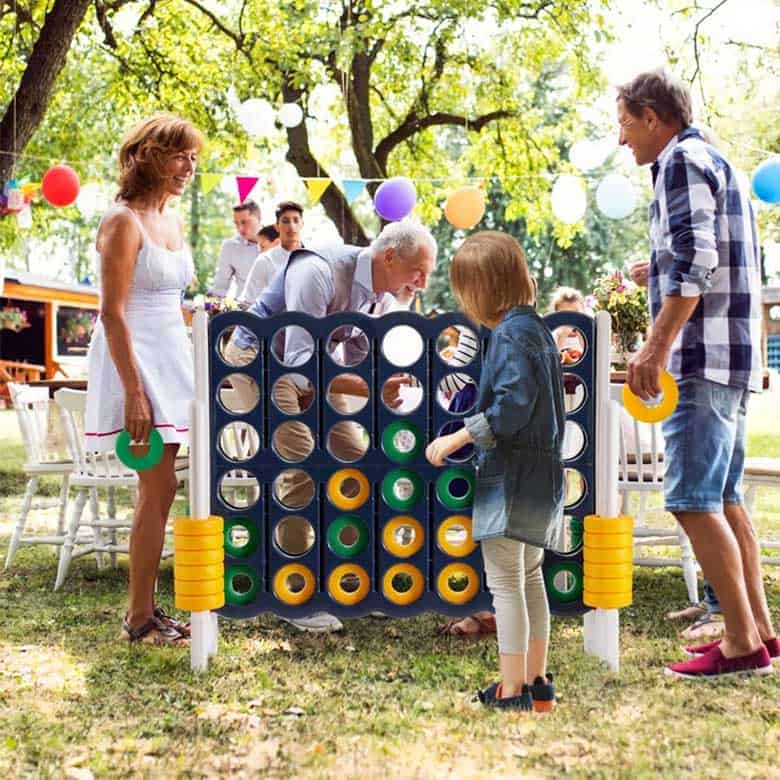 outdoor connect four set