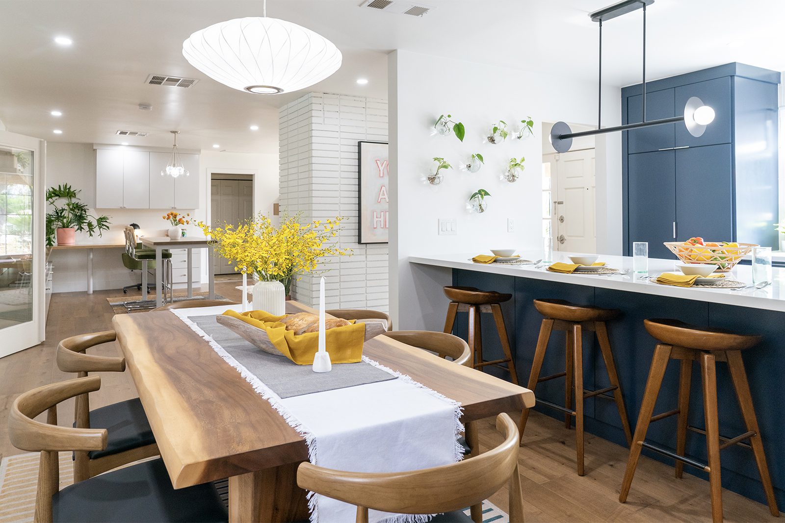 property brothers forever home bright colorful kitchen