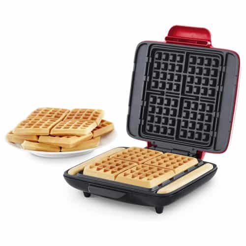 Dash Deluxe No-Drip Waffle Iron Maker Machine