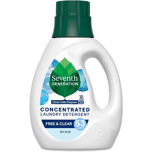 seventh generation concentrated free and clear laundry detergent liquid