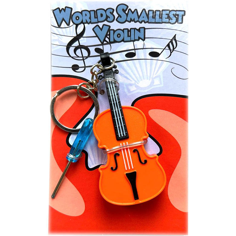 MunnyGrubbers - World's Smallest Violin Toy Keychain