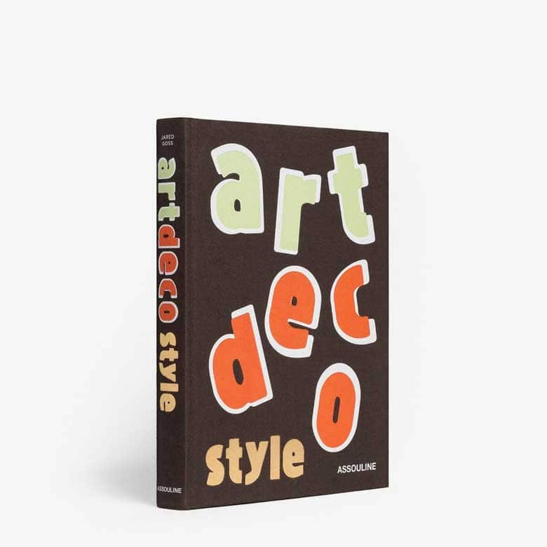 art deco style coffee table book