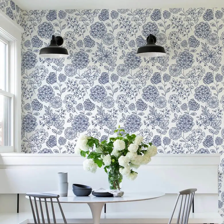 Scott Living Ada Floral Wallpaper