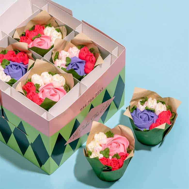 bouquet cupcakes