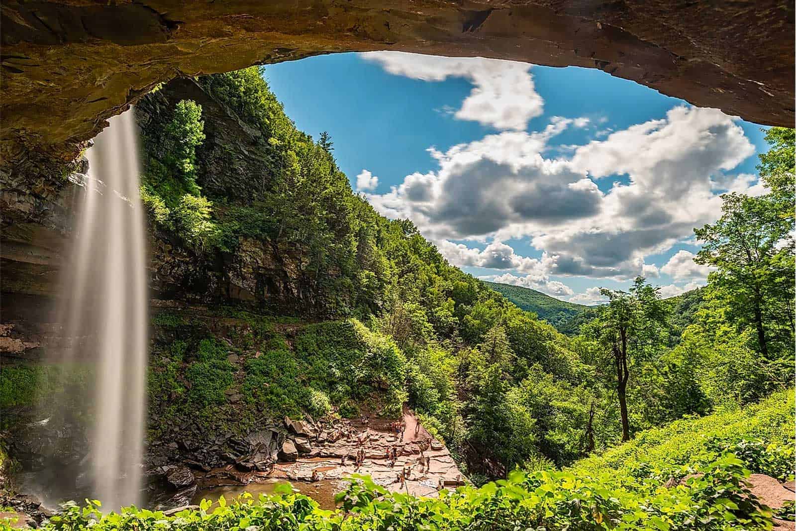 catskill mountains new york waterfall