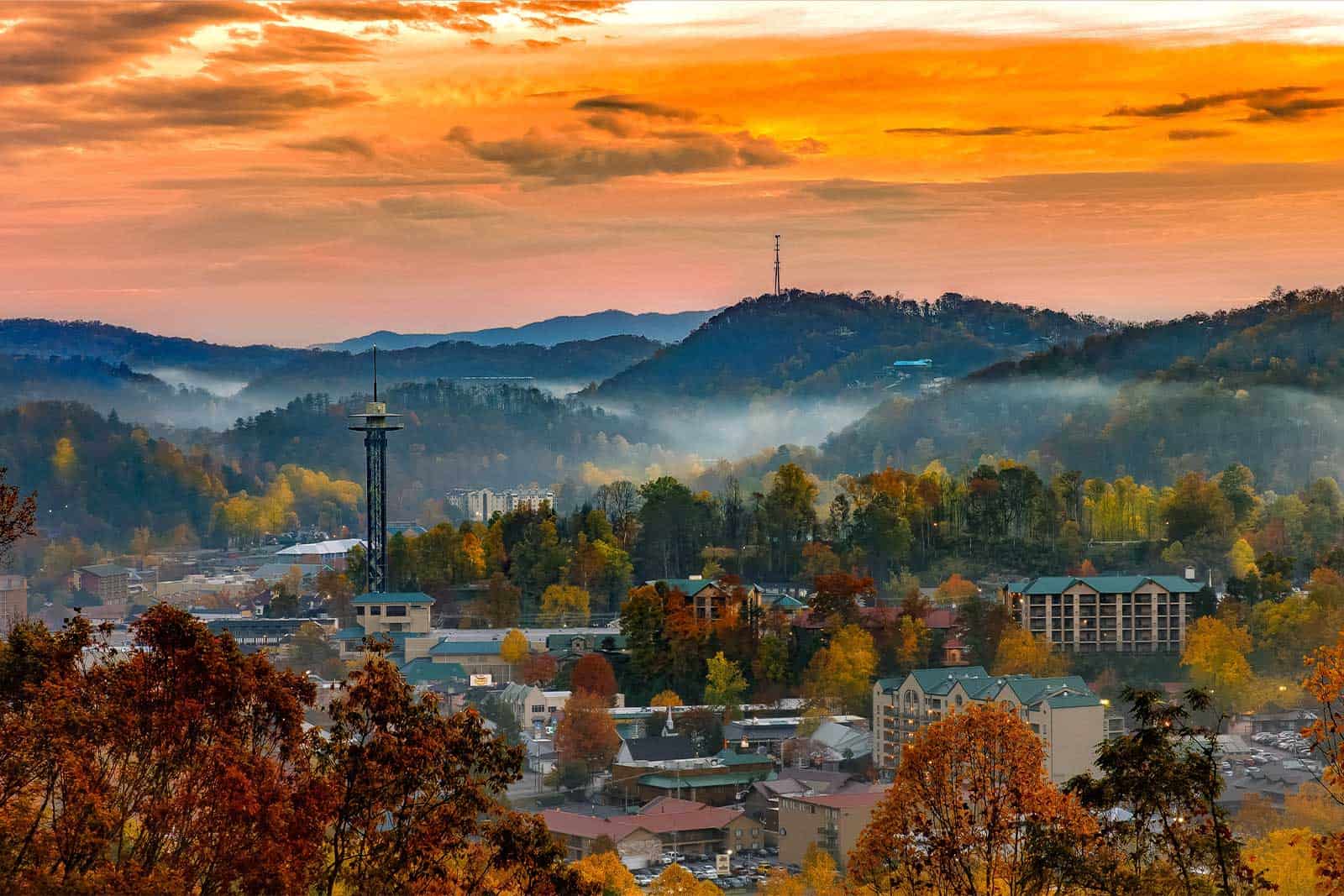 gatlinburg tennessee mountain view