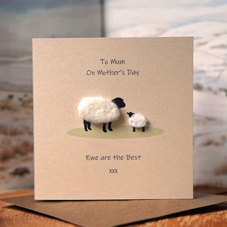cute sheep mothers day