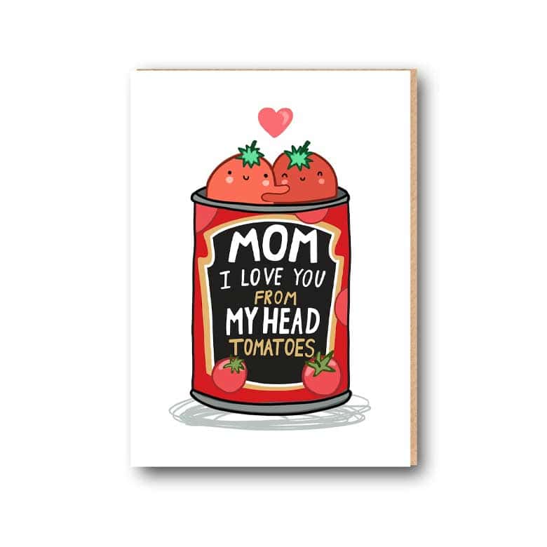 tomatoes funny card