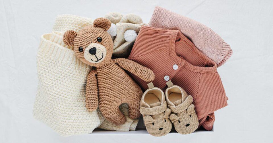 best baby shower gift ideas, cute baby toys and shoes