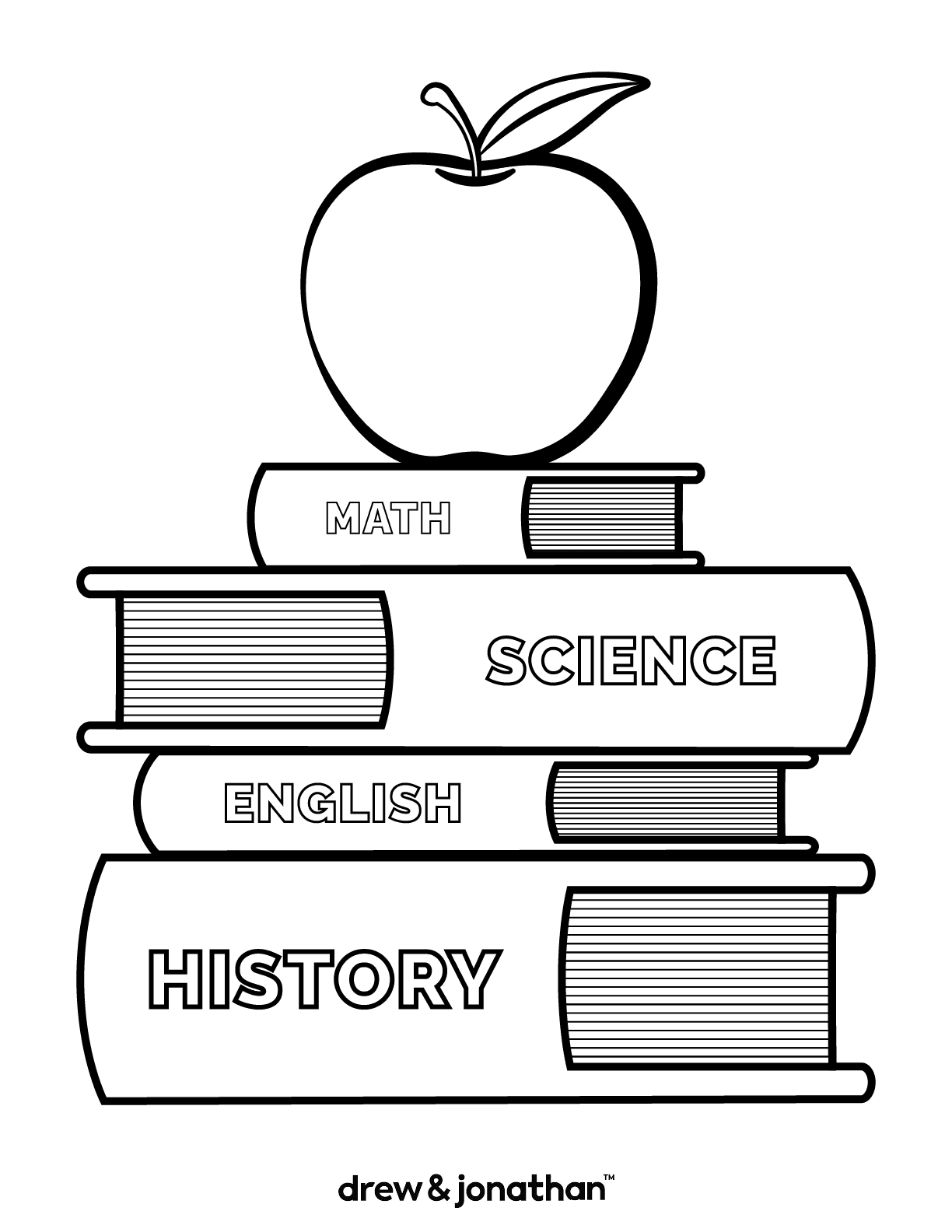 back to school coloring pages books