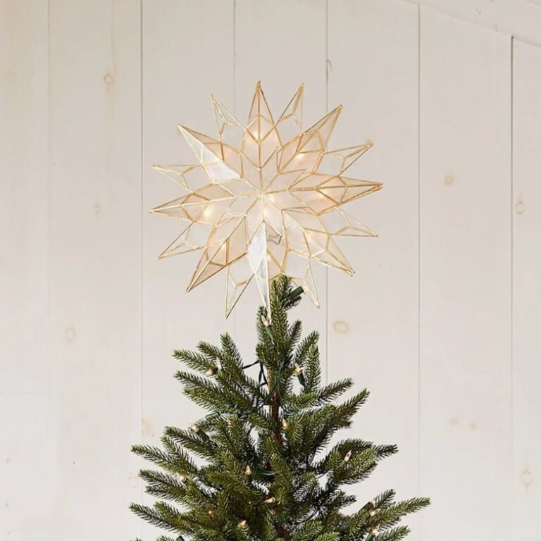 Balsam Hill Double Sided Starburst Tree Topper Drew & Jonathan