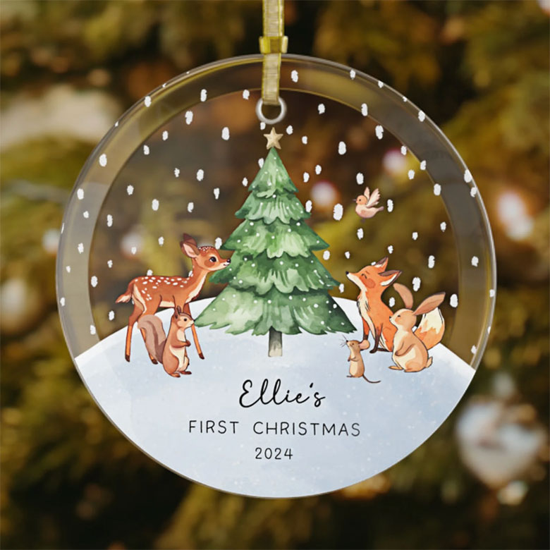 thumbnail image 2 of Buy Personalized Babys First Christmas Ornament 2023 - Present Box Baby 2 of 13