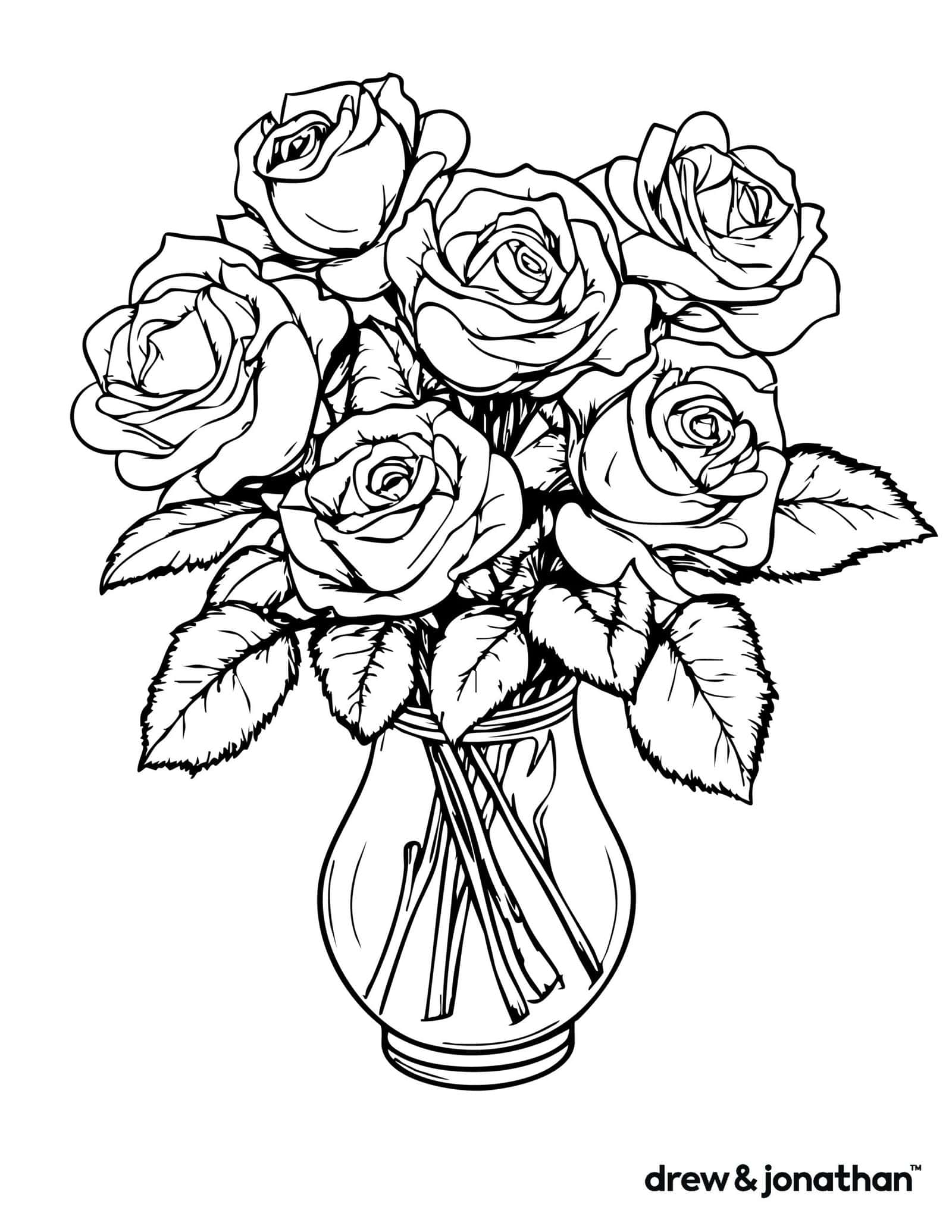 free printable valentine's day coloring page