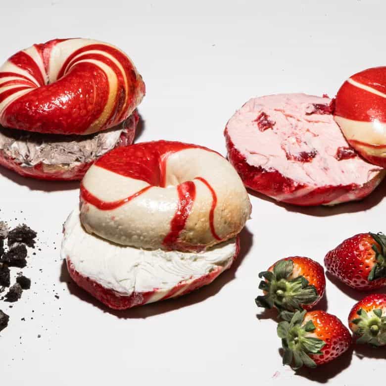 valentine's day bagel kit