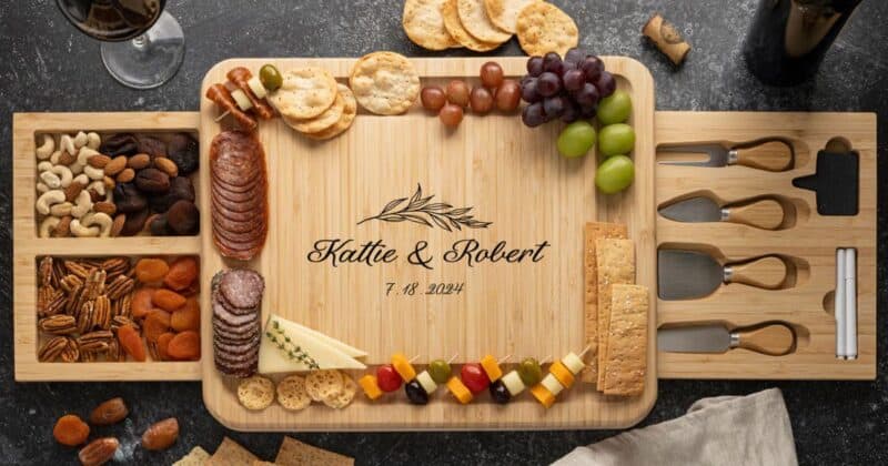 personalized charcuterie board