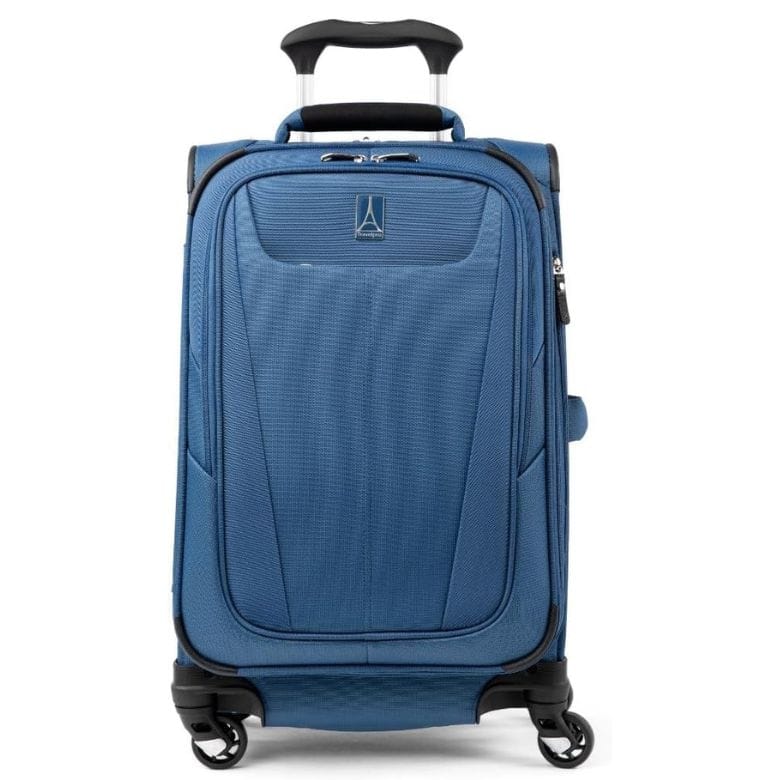 blue roller carry on suitcase