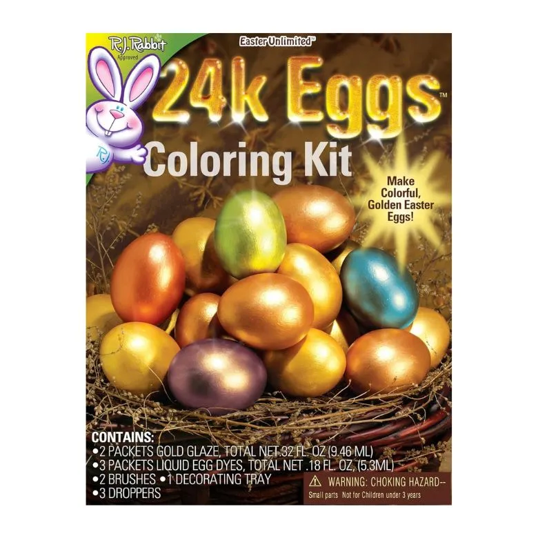 24 Karat Easter Egg Coloring Kit
