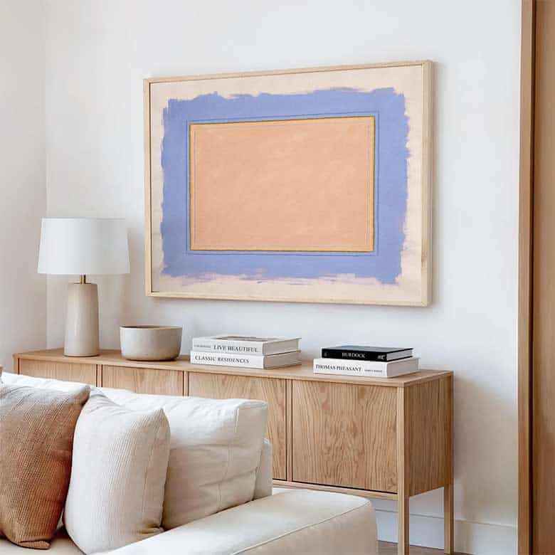 abstract wall art from etsy