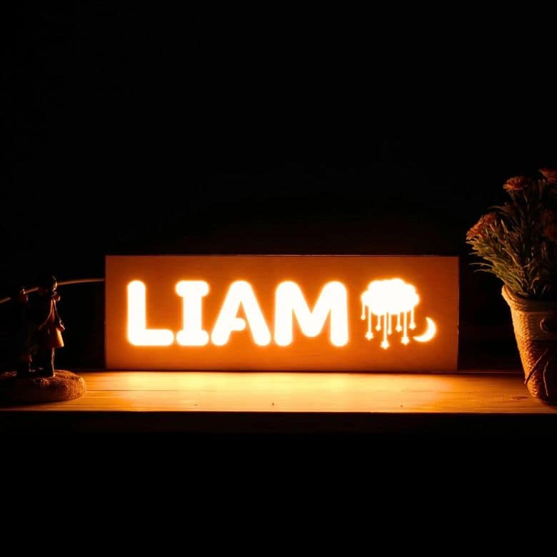 personalized name nightlight