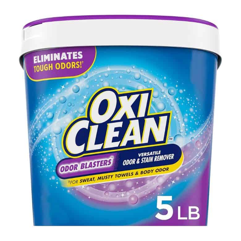 tub of oxiclean odor blaster powder
