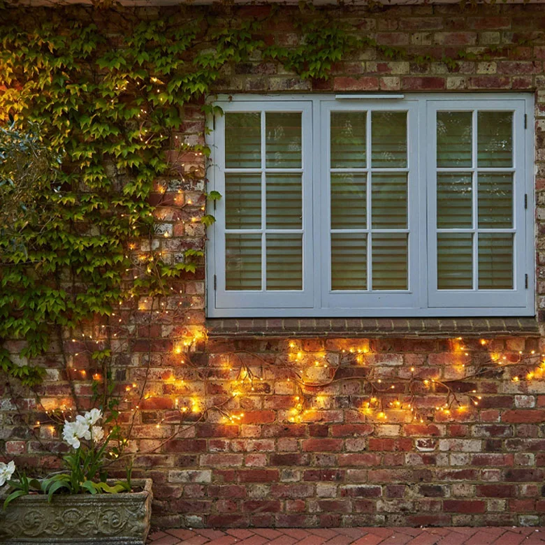 Solar Outdoor Lit Climbing Ivy Garland