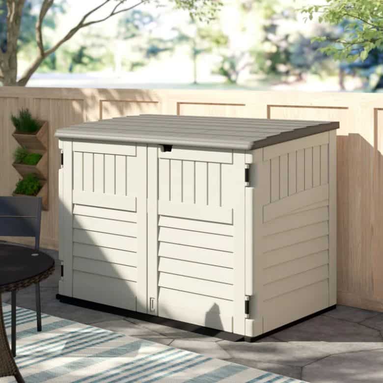 Horizontal Outdoor Storage Shed