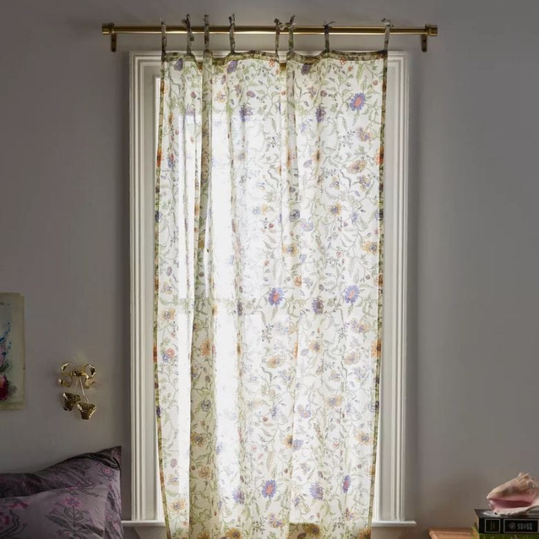 Floral Window Panel