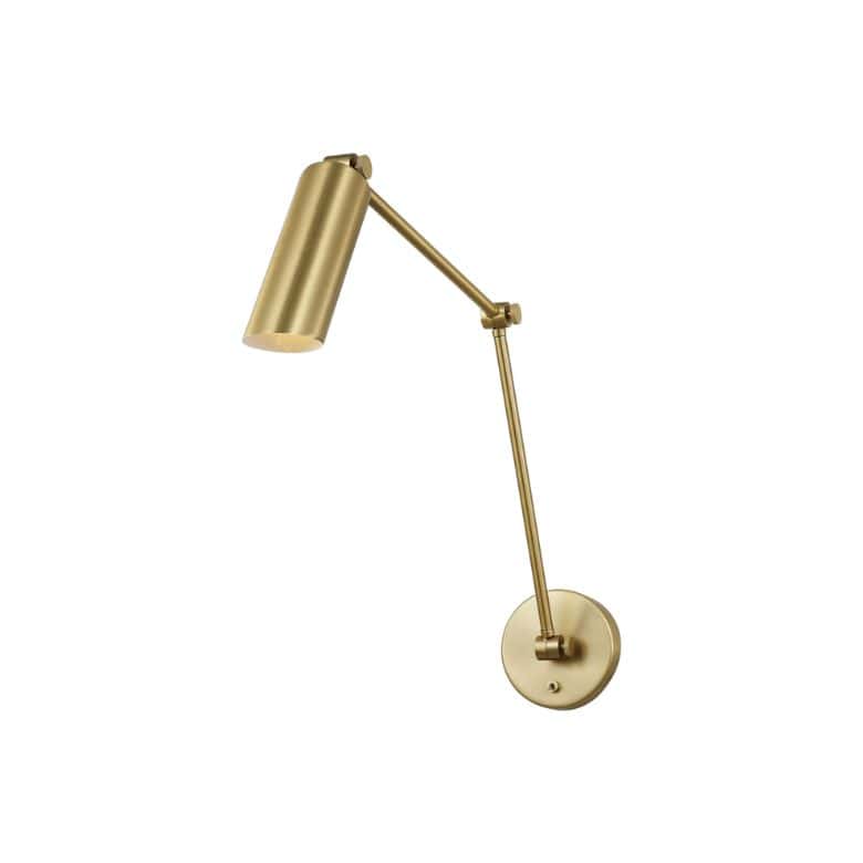 Gold Extended Arm Large Sconce