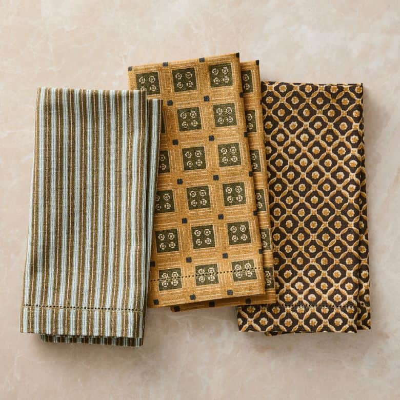 Pierce & Ward Printed Napkins