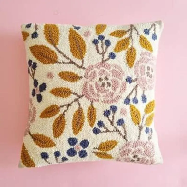 Floral Pillowcase Latch Hook Kit