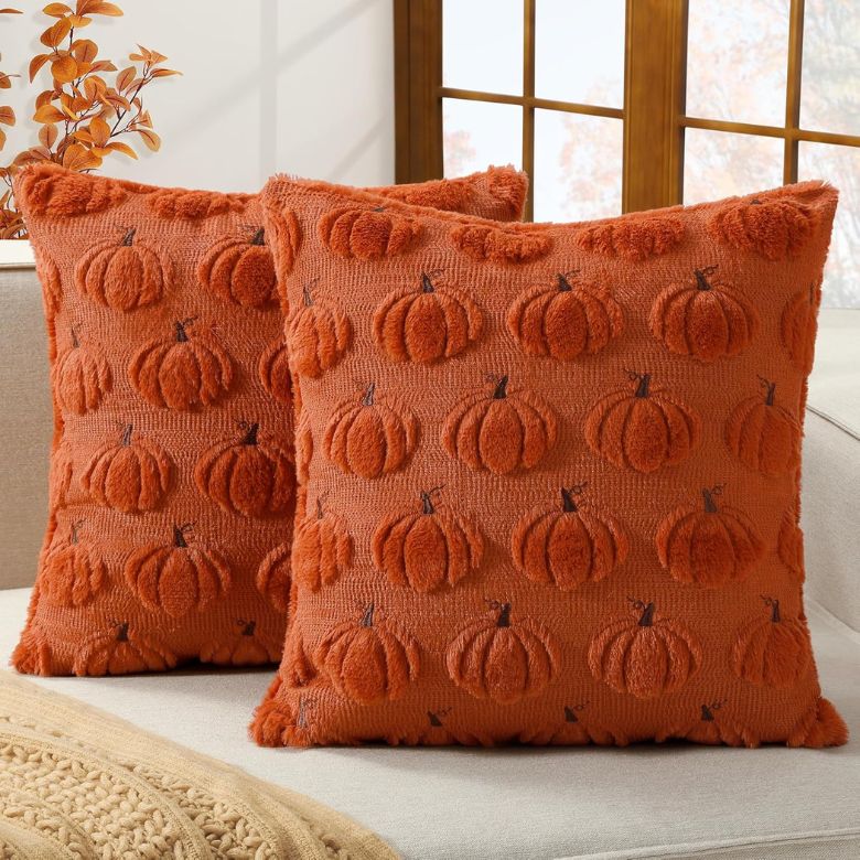 Softalker Decorative Pumpkin Throw Pillow Covers Drew Jonathan