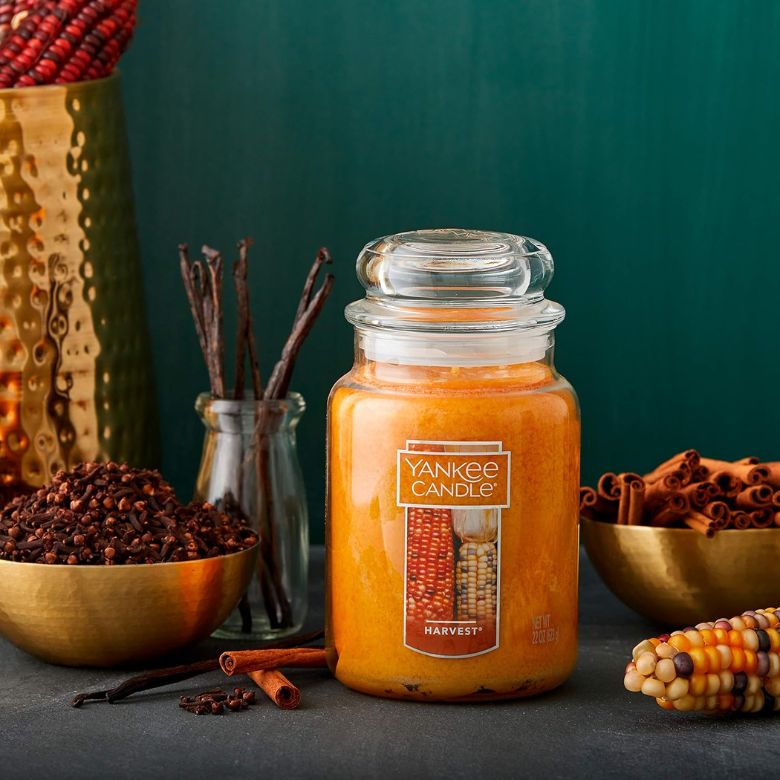 Yankee Candle Harvest 22oz Aromatherapy Fall Candle