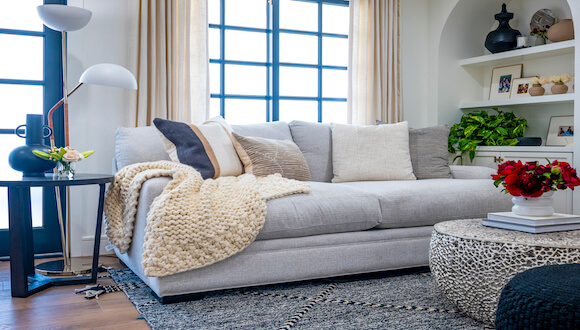 Living room furniture reveal