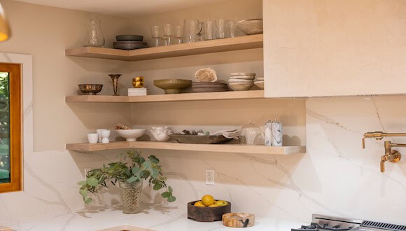 Kitchen shelves